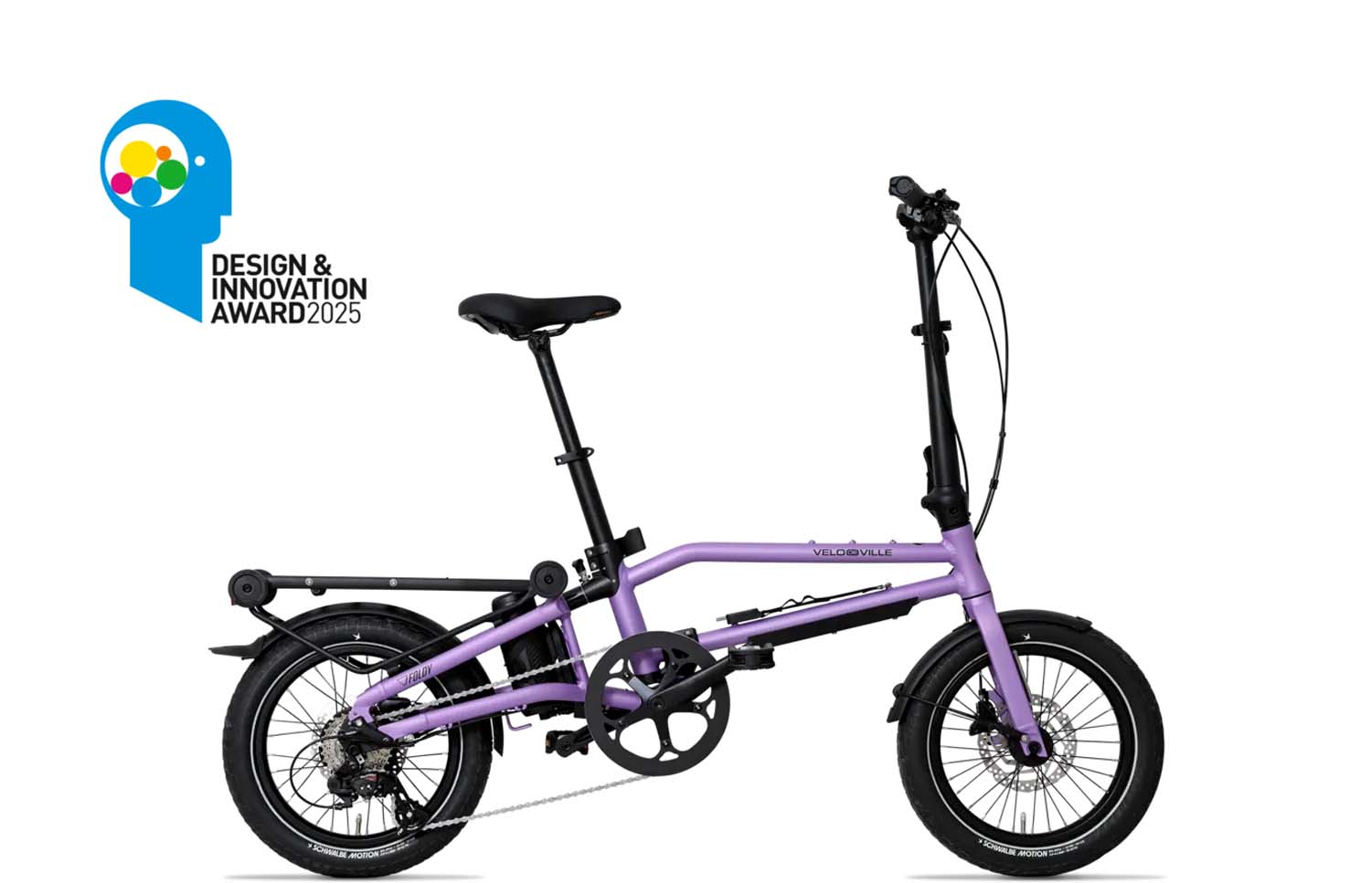 Das Foldy von Velo de Ville ist mit dem Design & Inovations Award 2025 ausgezeichnet, im Saarlan bei Bikes und E-Bikes erhältlich
