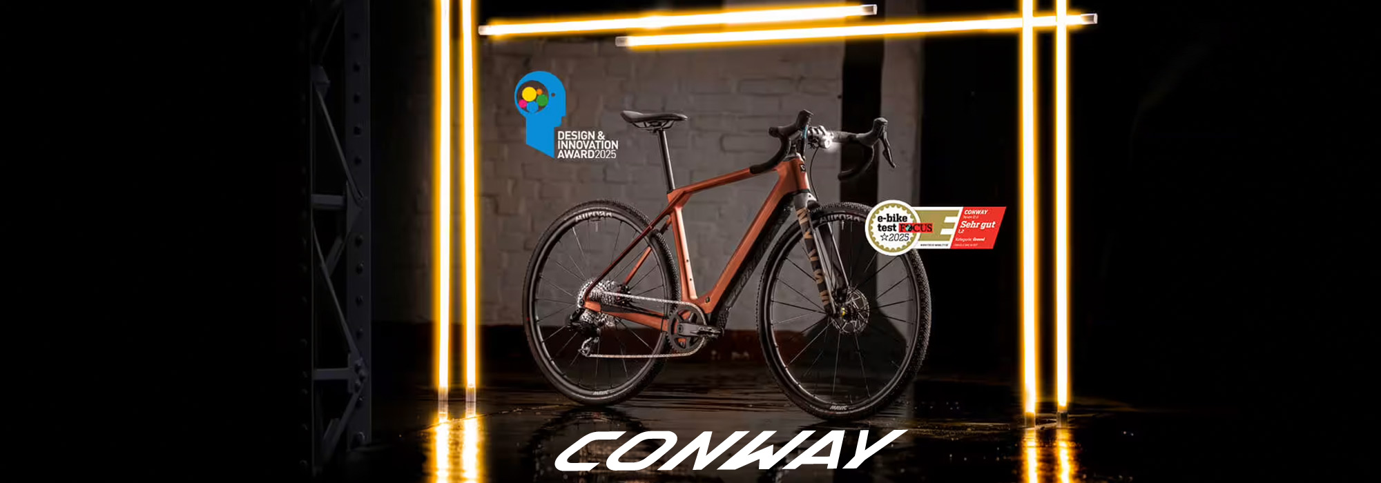 Conway Nyvon Carbon-E-Gravel ab 14,2kg